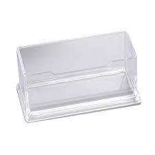 These business card holders, such as giftcard displays, are made out of clear acrylic. Office Supplies 1pc Clear Acrylic Business Card Holder Display Stand Desktop Countertop Business Industrial