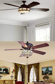Enjoy free shipping on most stuff, even big stuff. These Stained Class Ceiling Fans Will Add Color And Style To Any Home Advanced Ceiling Systems