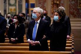 Jan 21, 2021 · senate majority leader mitch mcconnell, right, and his wife, former secretary of transportation elaine chao, arrive at the east front of the u.s. Powerful Images Symbolize An Inauguration Unlike Any Other Abc News