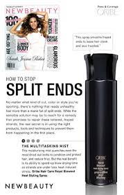 Royal Blowout Heat Styling Spray Nourishing Lightweight Mist For Shine Heat Protection And Quicker Dry Time O Oribe Hair Products Heat Styling Spray Oribe