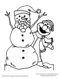 Find elmo, big bird, cookie monster, ernie and bert with these various drawings to print and color ! Elmo Christmas Coloring Pages Coloring Home