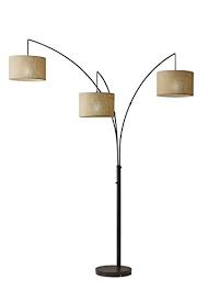 Led industrial floor lamp for rural farmhouse bedroom,with 3 hanging lampshade of vintage standing lamp,floor table lamp,black. Adesso 4238 26 Trinity Arc Floor Lamp Antique Bronze Finish Beige Burlap Lamp Home Decor Lamps And Light Fixtures 82 Farmhouse Goals