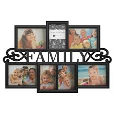 New users enjoy 60% off. Lavish Home 7 Opening 4 In X 6 In And 5 In X 7 In Family Black Picture Frame Collage Hw0200068 The Home Depot