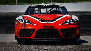 The 2019 nascar xfinity series was the 38th season of the nascar xfinity series, a stock car racing series sanctioned by nascar in the united states. 2019 Toyota Supra Xfinity Series Race Car Red Wallpaper Toyota Supra Nascar Race Cars