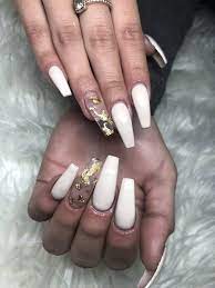 Off White Gold Nails Nail Designs Gold Nail Designs White Nails With Gold