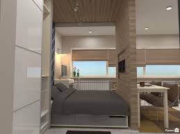 Brown Interior Small Bedroom Planner 5d
