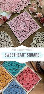 Maybe you would like to learn more about one of these? Artistic Lace Motif Crochet Squares Free Patterns Crochet Motif Patterns Crochet Patterns Crochet Motif