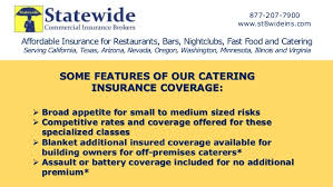 Catering insurance is intended to cover the liabilities involved in your catering business. Do You Have The Right Insurance Coverage For Your Catering Business