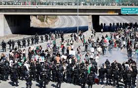 احتجاجات لوس أنجلوس ونشر الحرس الوطني الأمريكي - بوابة الأهرام