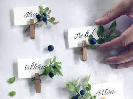 Place cards are typically used at dinner tables to label where someone sits. How To Make Thanksgiving Place Cards When You Have Bad Handwriting