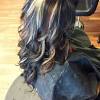 Keep in mind it would involve the same process as putting red highlights in your hair, usually requiring the hair to be pre lightened and then toned or re colored with a blue vivid color. 3