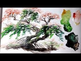 50+ contoh gambar lukisan bunga sederhana yang indah di via obatrindu.com. Tutorial Melukis Pohon Berbunga Menggunakan Cat Acrylic Di Atas Kertas Youtube Lukisan Pohon Lukisan Bunga