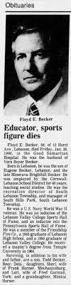 FLOYD E BECKER