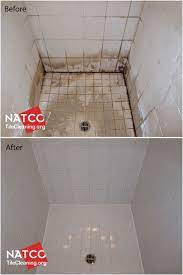 5 Ways To Update Your Bathroom On A Budget Clean Shower Floor Shower Grout Shower Tile Cleaner