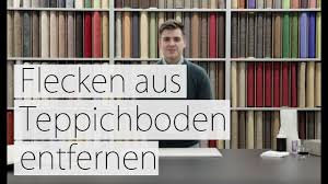 Weil reinigungsalkohol ein lösungsmittel ist, kann er das öl verdünnen und es von den teppichfasern trennen. Teppichboden Flecken Entfernen Ohne Reiniger Schonende Variante Vom Fachmann Teppichscheune De Youtube