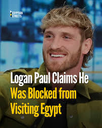 Logan Paul says he was banned from entering Egypt—stopping him from joining  MrBeast at the pyramids. In his latest vlog, he shares how he was the only  person not allowed