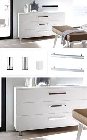Massivholzkommode Aus Buche Weiss Mit Drei Schubfachern Perama Schlafzimmer Kommode Weiss Kommode Modern Weisser Schrank