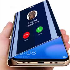 Made from pu leather material, good quality. Full Protection Mirror Flip Leather Phone Case For Huawei Iphone Samsung Xiaomi Redmi Note 8 8pro Buy From 5 On Joom E Commerce Platform