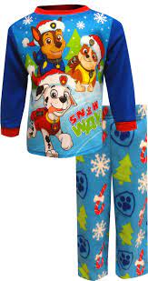 Paw Patrol Christmas Fleece Infant Pajamas In 2021 Paw Patrol Pajamas Paw Patrol Christmas Baby Pajamas