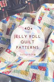 Over 100 free quilt patterns and tutorials using jelly roll strips, including designs easy enough for a beginner to sew. 45 Free Jelly Roll Quilt Patterns Jellyroll Quilts Jelly Roll Quilt Patterns Quilts