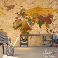 Vintage Guncel Siyasi Dunya Haritasi Duvar Kagidi Duvar Kagidi Duvar