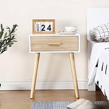 Check spelling or type a new query. Retro Bedside Table White Oak Wooden Night Stand Bedside Cabinets Side End Table With Storage Drawers Bedroom Furniture White Oak 1 Drawers Buy Online In Angola At Angola Desertcart Com Productid 189062416
