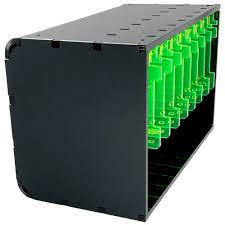 Amazon Com C4labs Cloudlet Case Cluster Case For Raspberry Pi And Other Single Board Computers Black Lime Computers Accessories