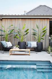Tropical Outdoor Plants Simple Pool Outdoorgardendecorideas Simple Pool Pool Landscaping Backyard Pool Landscaping