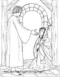 An angel visits mary bible coloring page. Angel Visits Mary Coloring Page Bmo Show