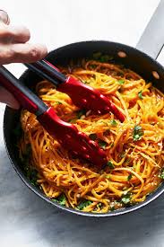 Garlic Butter Sweet Potato Noodles Recipe Best Sweet Potato Recipe Sweet Potato Noodles Recipe Zoodle Recipes Recipes