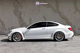 Mercedes Benz C63 Amg Blackseries With Hre P44sc In Brushed Titanium By Wheels Boutique Mercedes Benz C63 Amg Mercedes Benz C63 Mercedes Benz