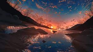 We present you our collection of desktop wallpaper theme: 5120x2880 Anime Sunset Original Art 5k Wallpaper Hd Anime 4k Wallpapers Images Photos And Background Wallpapers Den