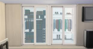 A Set Of Modern Wardrobe For Modern Houses Sims House Sims 4 Sims 4 Kitchen