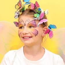 Schmetterlinge im bauch haben/fühlen (umgangssprachlich: Make Up Tutorial Schmetterling Schminken Buttinette Faschingsblog