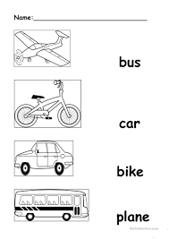 transportation english esl worksheets for distance learning and physical classrooms