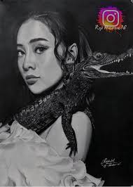 Complete view Charcoal pencils