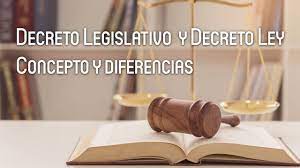 Disposición de carácter legislativo que, sin ser sometido al órgano adecuado, se promulga por el poder ejecutivo, en virtud de alguna excepción circunstancial. Decreto Legislativo Y Decreto Ley Concepto Y Diferencias Youtube