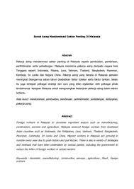 Hakikatnya, malaysia sememangnya memerlukan tenaga pekerja asing dalam sektor pembangunan negara, namun kemasukan warga asing yang tidak terkawal serta pendatang asing tanpa izin yang banyak akan menimbulkan pelbagai masalah. Artikel Jumlah Pekerja Asing Di Malaysia Mengikut Negara Asal Studocu