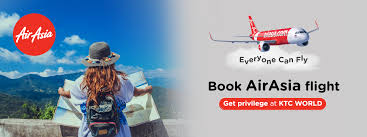 Simply book by september 17, 2017 to travel in march through november, 2018. Book Airasia Flight Get Privilege At Ktc World