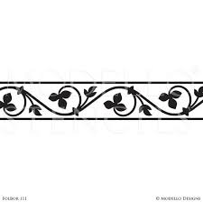 With Custom Border Stencils You Can Paint And Frame A Wall Ceiling Or Floor With Beautiful Custom Design In 2020 Stencil Patterns Abstract Art Painting Diy Stencils