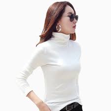Berdasarkan model lubang leher, kaos terbagi menjadi beberapa bentuk. Jfashion Munhee Kaos Leher Tinggi Gaya Korea Wanita Putih Istyle