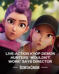 Netflix isn't making a live-action Kpop Demon Hunters anytime soon.