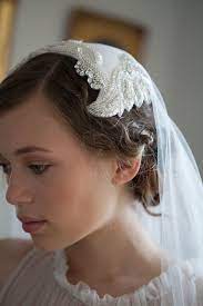 Wedding Veil And Art Deco Headpiece 1930s Veil And Juliet Etsy In 2021 Wedding Veil Vintage Wedding Veils Headpieces Veil Headpiece