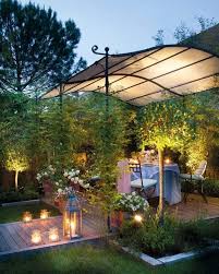 Some people only enjoy the backyard when the yard is green, leaves are on the trees and there's a warm breeze. Garden Shade Structures Choose The Right One For Your Outdoor Area