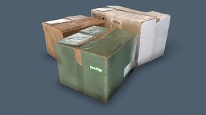 Boxes Common Enviroment Assets 3d Model 3d Model Low Poly 3d Models Hard Surface Modeling