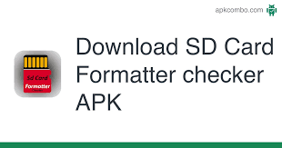 Applications(.apk) in the sd card. Sd Card Formatter Checker Apk 8 1 Android App Download