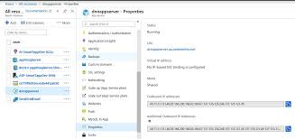 You can learn more about various types of application. How To Obtain Static Ip Address For Ssl On Azure Web App Stack Overflow