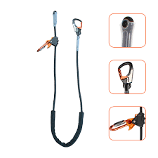 Kernmantle Work Positioning Lanyard Adjustable 2m Rope for ...