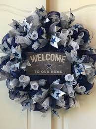 Dallas Cowboys Wreath 24 Etsy In 2021 Cowboys Wreath Dallas Cowboys Wreath Dallas Cowboys Decor