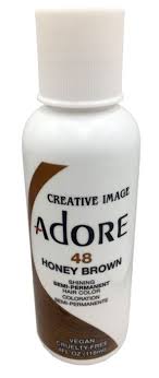 How i dye my natural hair honey brown at homethis is a thorough video on me dying my hair honey browntoday i dyed my hair honey brown using a semi permanent. Adore Hairdye Colour 48 Honey Brown